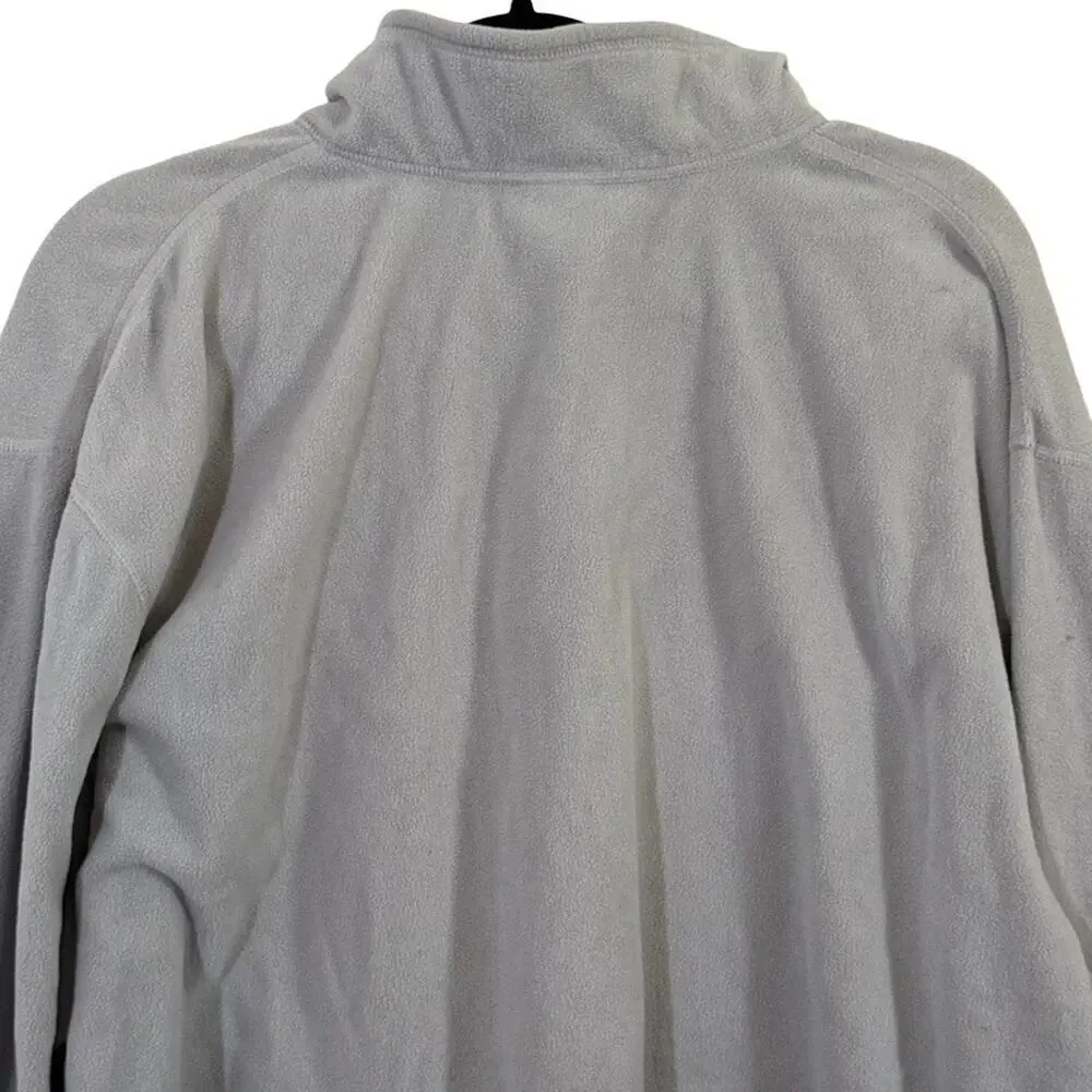 The North Face Mens Gray 1/4 Zip Fleece Long Sleeve Sweatshirt Pullover XXXL /3X